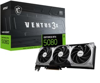 MSI GeForce RTX 5080 16G Ventus 3X OC — photo officielle