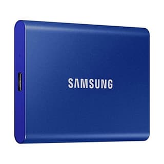 Samsung Portable SSD T7 2 To bleu indigo — photo officielle