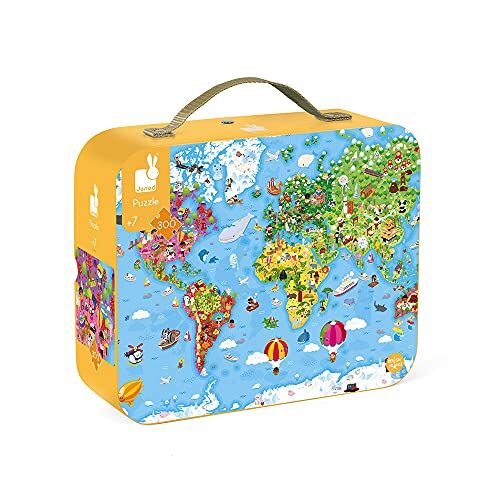 Janod Puzzle 300 pièces Monde