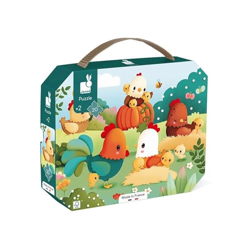 Janod Puzzle basse-cour 20 pièces