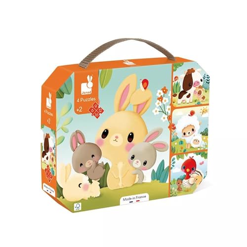 Janod Puzzles évolutifs animaux ferme